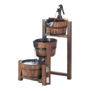 APPLE BARREL CASCADING FOUNTAIN