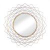 GOLDEN GEOMETRIC WALL MIRROR