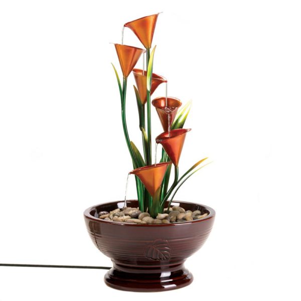 CALLA LILY WATER FOUNTAIN